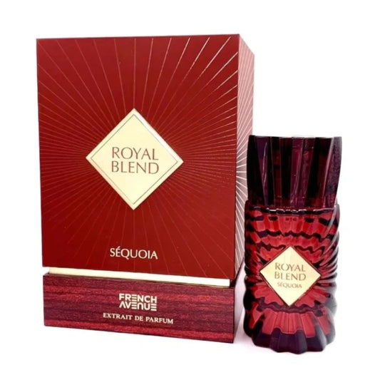 Royal Blend Sequoia de French Avenue es una fragancia licorosa con frambuesa, coñac, musgo y praliné. Estilo sofisticado, cálido y envolvente.