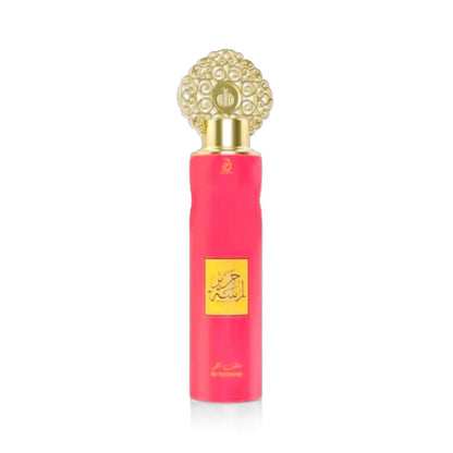 Ambientador Lamsat Harir de Arabiyat 300 ml, fragancia floral frutal con uvas, jazmín y almizcle para el hogar.