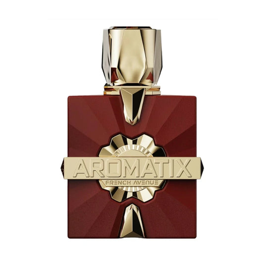 Aromatix Carnal Desire de French Avenue, fragancia ámbar gourmand con frambuesa, bergamota y canela sobre un corazón de algodón de azúcar y rosa y un fondo de cuero, oud, cedro, pachulí y vainilla. Dulce y sensual.
