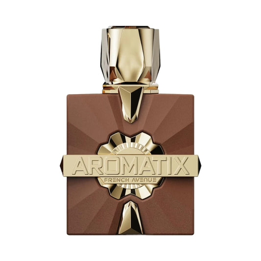 Aromatix Royal Taboo de French Avenue, fragancia ámbar tabaco con cardamomo, canela, ámbar y benjuí sobre un corazón de tabaco y madera de cachemira y un fondo de vainilla, haba tonka, pachulí y maderas secas. Intensa y seductora.