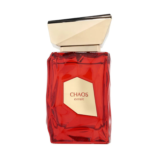 Chaos de French Avenue, fragancia cuero ambarado con cereza y frutas rojas sobre un fondo de iris, cuero, vainilla y musgo. Dulce, intensa y seductora.