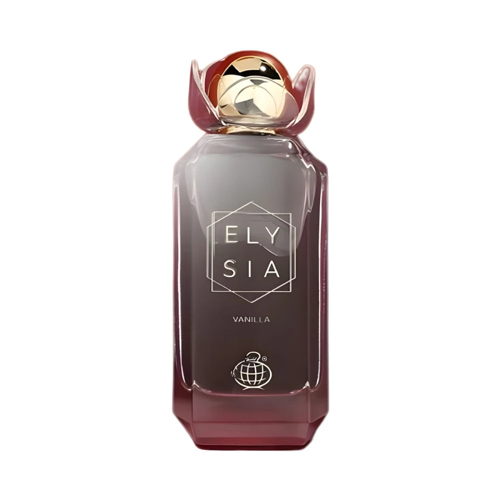 Elysia Vanilla de Fragrance World, fragancia ámbar vainilla con orquídea, azúcar moreno y tonka. Elegante y seductora.