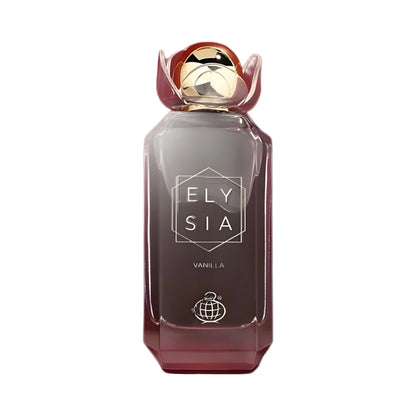 Elysia Vanilla de Fragrance World, fragancia ámbar vainilla con orquídea, azúcar moreno y tonka. Elegante y seductora.